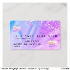 Payments made by 8pm are credited on the same day. Unicorn Holograph Modern Credit Card Logo Zazzle Com In 2021 Printing Business Cards Salon Business Cards Gold Business Card