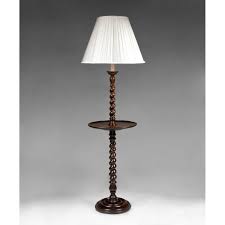 English Spiral Turned Walnut Floor Lamp With Tray Table Cool Floor Lamps Vintage Floor Lamp Metal Floor Lamps