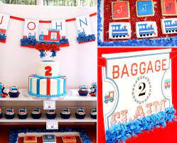 Train party signs 24 tall, aser cut, railroad themed birthday parties, table centerpiece, floor decor, yard sign, outdoor decorations mrtrain 5 out of 5 stars (1,342) Thoms The Train Themed Birthday Party Via Karas Party Ideas Karaspartyideas C Birthday Party Planning Thomas The Train Birthday Party Thomas Birthday Parties