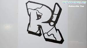 Try out our mock 3d logos, and if that doesn't work, just add a drop shadow :) Menggambar Grafity Huruf R Youtube