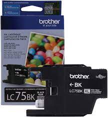 Compatible brother lc75bk black inkjet cartridge is an alternative replacement for the original brother our compatible brother lc75bk ink cartridge filled with premium ink and manufactured to meet why pay more for genuine brother cartridge? Amazon Com Brother Genuine High Yield Black Ink Cartridge Lc75bk Replacement Black Ink Page Yield Up To 600 Pages Lc75 Office Products