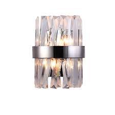 High Quality Crystal Wall Lights Modern Chrome Sconce Ac110v 220v Lustre Cristal Wall Lamp Bedroom Led Indoor Wall Lamps Aliexpress