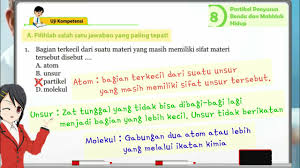 Assalamu'alaykum sobat edukasi.video kali ini kaka ngebahas buat jawaban uji kompetensi bab 8 : Jawaban Uji Kompetensi Bab 8 Ipa Kelas 9 Soal Pg Penyusun Partikel Benda Dan Makhluk Hidup Youtube
