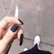 Heluuur, in this video i am going to show you guys step by step how to do a acrylic nails full set. 24pcs Gothic Silver Ring Dark Fake Nails Ins Simple Temperament Fake Nail Short Square Acrylic Press On The Nail For Girls False Nails Aliexpress
