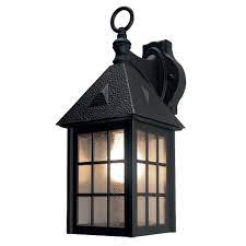 Newport Coastal Belmont Black Outdoor Wall Mount Lantern Sconce 7972 01b The Home Depot Wall Mount Lantern Outdoor Walls Outdoor Wall Mounted Lighting