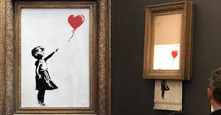 Trova immagini stock hd a tema grazioso calendario 2019 mensile stilizzato disegnato e milioni di altre foto, illustrazioni e. Banksy L Opera Da 1 Milione Di Dollari Si Autodistrugge Dopo L Asta Da Sotheby S Il Sole 24 Ore