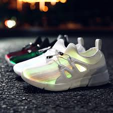 White Black Fashion Usb Charger Glowing Light Up Sneakers Led Children Lighting Shoes Boys Girls Illuminated Luminous Sneaker Sneakers Aliexpress