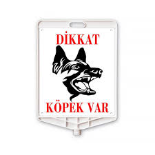 Dikkat Kopek Var Tabelasi Plastik Uyari Levhasi Dikkat Kopek Var Isareti