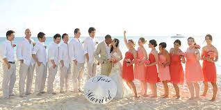 Minnesota And Wisconsin Photographer Destination Wedding Beach Wedding Bridal Parties Colors