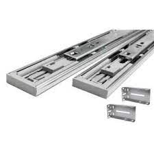 Kingsman Hardware 24 In Full Extension Ball Bearing Side Mount Soft Close Drawer Slide With Rear Bracket Set 8 Pair Wcds24sc 8 The Home Depot Soft Close Drawer Slides Drawer Slides Soft Close Drawers