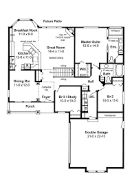 With three bedroom houses, there are many options for configuration, whether you're looking for guest rooms or office space. 3 Bedrm 1546 Sq Ft Bungalow House Plan 177 1039