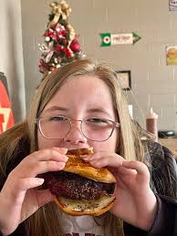 🚨🚨restocked🚨🚨 Jackson Brothers Meat this morning with all three of your  favorite sauces, then stopped by for a delicious brisket burger from our  friends at Pitforks and Smokerings BBQ! This burger was