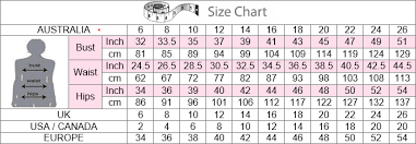 57 All Inclusive Standard Womens Size Chart