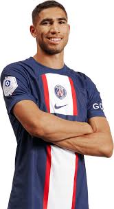 Achraf Hakimi Paris Saint-Germain football render - FootyRenders