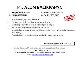 Home » bri » lowongan kerja bank bri balikpapan. Lowongan Kerja Balikpapan
