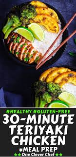 Teriyaki Chicken Meal Prep One Clever Chef Recipe Chicken Meal Prep Meal Prep Chicken Recipes