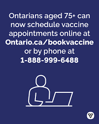 Paving a new era of citizen. Ontario Ministry Of Health Ontarians Aged 75 Can Now Book Vaccination Appointments Online At Ontario Ca Bookvaccine Or Call The Provincial Vaccine Information Line At 1 888 999 6488 For Support Please Be Patient And Only