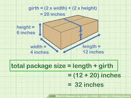 How To Measure The Length X Width X Height Of Shipping Boxes