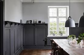 Wainscoting conceal flaws and uneven walls and unsightly features like cables and exposed wiring. Wainscoting The Architectural Detail That Makes A Room Apartment Therapy