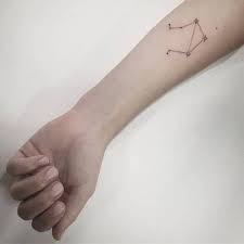 Black and white libra tattoo. Tattoo Tagged With Small Astronomy Tiny Dcm Constellation Ifttt Little Minimalist Libra Constellation Inner Forearm Inked App Com