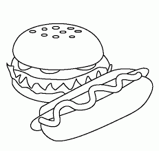 Food coloring pages for kids. Free Printable Coloring Pages Food Coloring Home