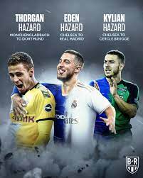 Top 15 highest paid footballers of 2021! B R Football On Twitter Hazard Bros Making Moves