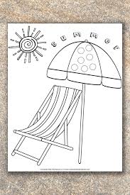 Coloring page to print or download and color for your kids. Beach Color Pages Life Is Sweeter By Design
