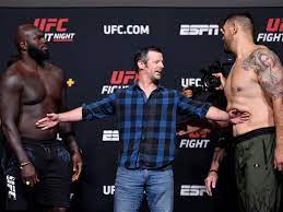 The official ufc instagram brings you fight photos and video from around the world. Video Ufc Vegas 28 Weigh In Staredowns Mma Fighting