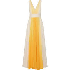 Halston Heritage Ombre Chiffon Maxi Dress Pastel Maxi Dresses Spring Dresses Casual Halston Heritage Gown