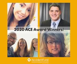 Maybe you would like to learn more about one of these? Af Group We Continue To Honor Our 2020 Employee Award Winners Today Highlighting Ace Winners From Our Brand Accident Fund Insurance Company Of America Ace Stands For Accountability Character And Excellence