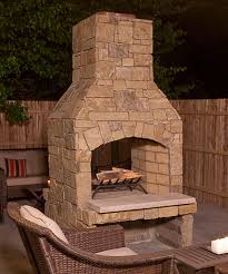 Stone age kits simplify construction, saving time on the job. Outdoor Fireplace Kits South County Rockery