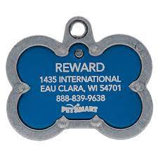 Starting price $ 6.99 per tag and $ 2.99 for pet collar. Tagworks Designer Collection Large Bone Personalized Pet Id Tag Dog Id Tags Petsmart