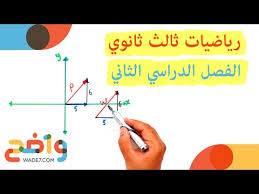 المتجهات في المستوى الاحداثي ثالث ثانوي الفصل الثاني Youtube