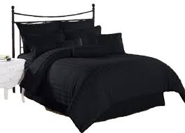 Overstock.com has been visited by 1m+ users in the past month Black Stripe Full 4 Piece Bed Sheet Set Transitional Sheet And Pillowcase Sets By Luxury Egyptian Bedding Houzz