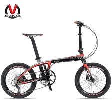 sava folding bike 9 20 22speed 20 t700 carbon fiber frame mini foldable bike sepeda olahraga
