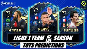 Create and share your own fifa 20 ultimate team squad. Fifa 21 Ligue 1 Tots Predictions Mbappe Neymar Ben Yedder Youtube