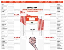 Full schedule men's bracket women's bracket. Printable Ncaa Bracket 2019 Make Your Predictions With Sb Nation S Version Sbnation Com