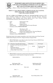 Contoh Surat Berita Acara Serah Terima Jabatan Osis Berbagi Contoh Surat Cute766