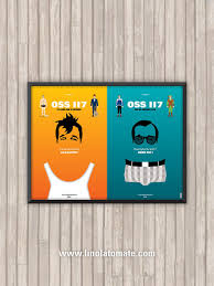 Satisfaction du client est toujours garanti lors de l'achat de pop culture graphics, inc. Affiche Film Diptyque Oss 117 Le Caire Nid D Espions Etsy