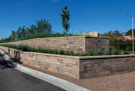 Exclusive to unilock, this patented wall system represents a revolution in wall design. Building Product Retaining Walls U Cara Multi Face Wall System 102f47f Arcat