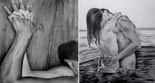 Drawings for him i love you drawings drawings of love couples love heart drawing cute drawings of love best friend drawings heart drawing drawings for boyfriend heart sketch. Artist S Incredible Pencil Drawings Depict The Glimpse Of Love That Everyone Can Feel Truth Inside Of You