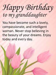 Jan 25, 2021 · 5. To My Lovely Granddaughter Happy Birthday Wishes Card Birthday Greeting Cards By Davia Birthday Wishes Messages Happy Birthday Wishes Cards Birthday Wishes For Her
