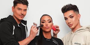 James charles is an american makeup artist, entrepreneur, youtuber and the first male spokesmodel for cosmetics brand covergirl. Kim Kardashian James Charles Beauty Battle Video Hypebae