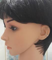 16G 18G 20G 22G 24G Gold Knorpel Ohrring, kleine Helix Reifen, Helix  Piercing, Silber Tragus Ring, Super Tiny Reifen, handgefertigt, Black  Friday