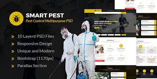 Our team of experts set up the website for you! Smart Pest Pest Control Multipurpose Psd Template By Uiuxdesigns