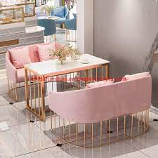 Keep everything organized with our dining room storage options, including buffets, sideboards, and credenzas—and top off good times with one of our gorgeous bar cabinets. China Restaurant Furniture Loveseat Sofa Set With Metal Frame China Lobby Furniture 5 Star Hotel Furniture