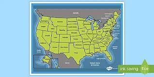 Based around major cities, some low population states such as idaho and montana have only one areas code, whereas other, such as california or new york, may have muliple area codes as they have a requirment for. United States Map For Kids Map Of Us States