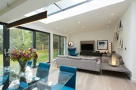 open plan kitchen living room