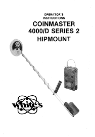 The rugged coinmaster offers solid performance with features that help you discover coins and jewelry. Whites Coinmaster 400 Series 2 Operator Instructions Manual Pdf Download Manualslib