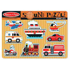 Alphabet wooden puzzle learn letters and words quickly and very easily when learning as a game. Buy Melissa And Doug Vehicles Sound Puzzle At Argos Co Uk Your Online Shop For Puzzles And Jigsaws Games And P Sound Puzzle Puzzle Crafts Games For Toddlers